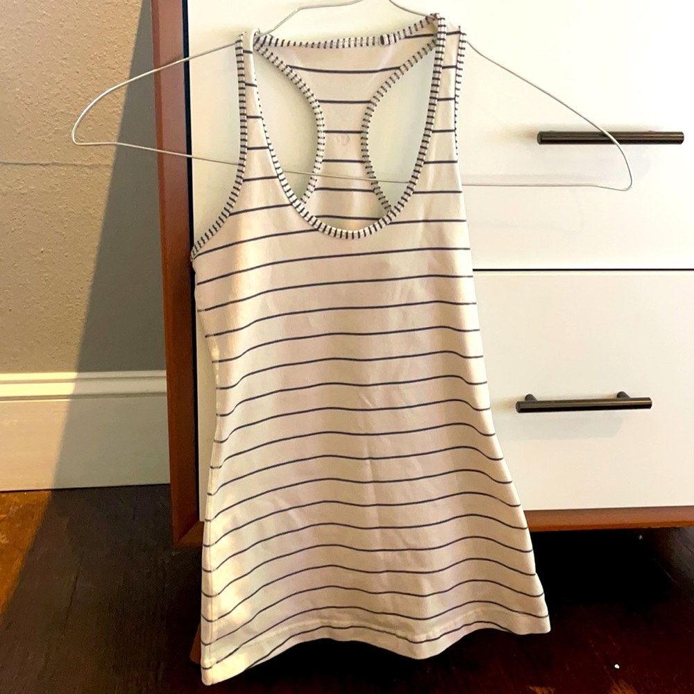 Lululemon striped workout top